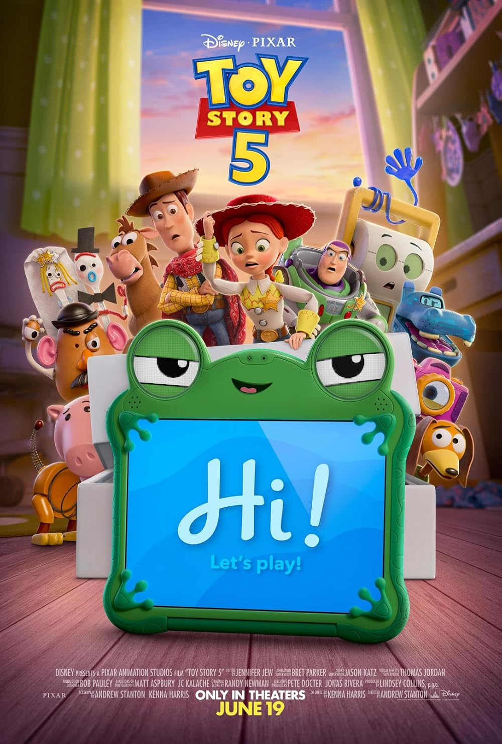 Toy Story 5 official movie poster